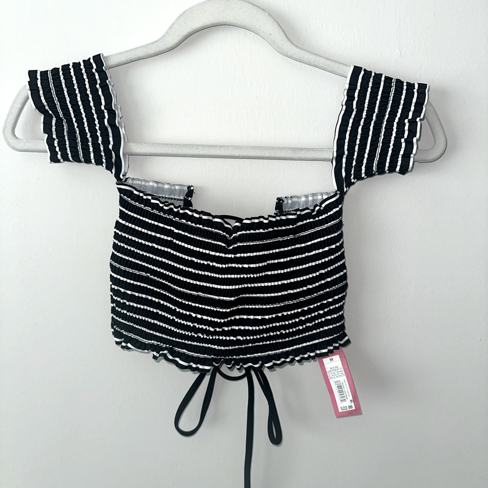 Off shoulder bikini top